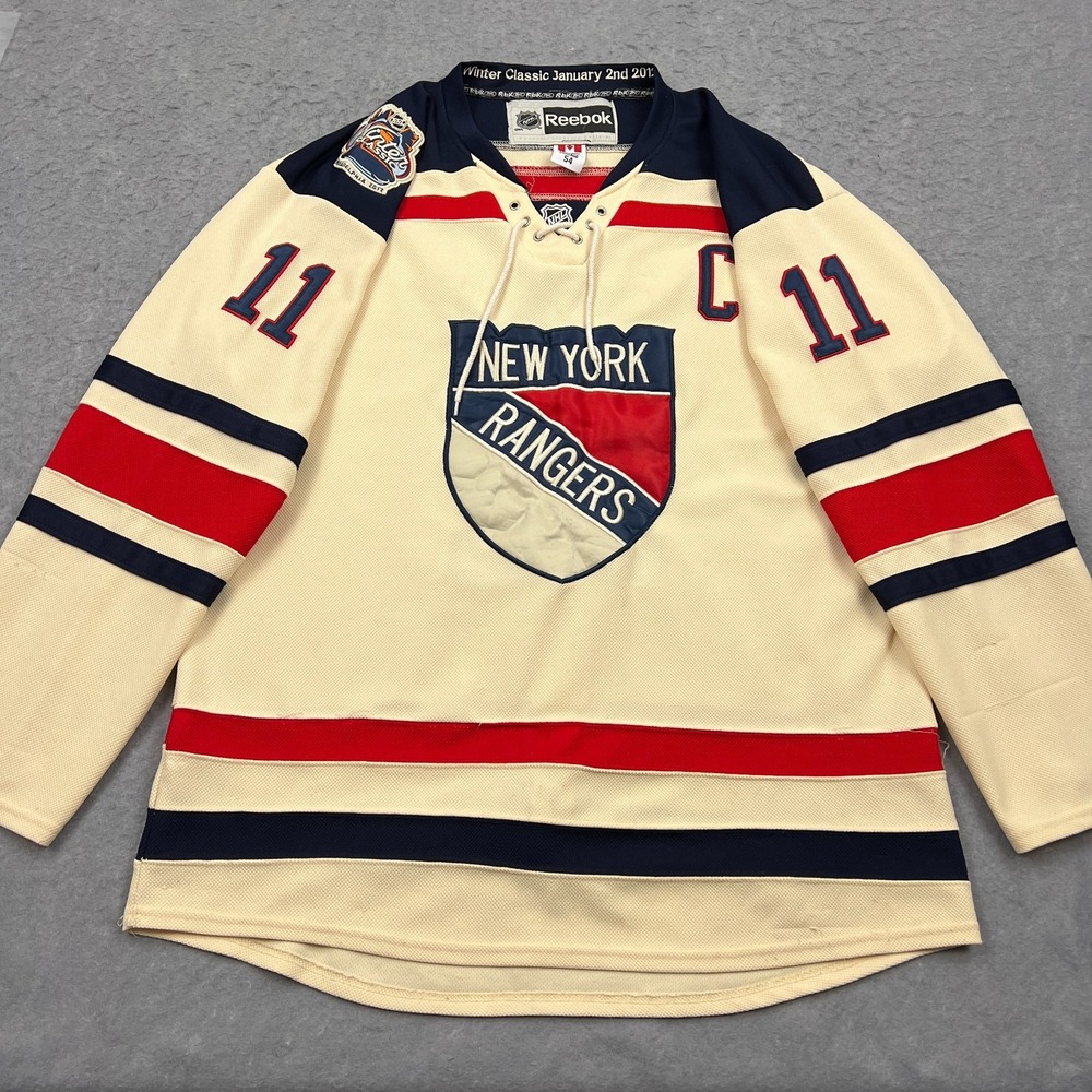 Reebok New York Rangers Classic Jersey Men's 54 Messier CCM Canada Made 2012